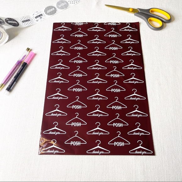POSHMARK Shipping Bags Mailers Polybags Designer New - Picture 2 of 3